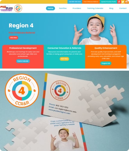 New Website for Puzzles Childcare Wilmington
